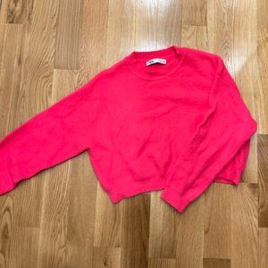 ZARA hot pink sweater size M